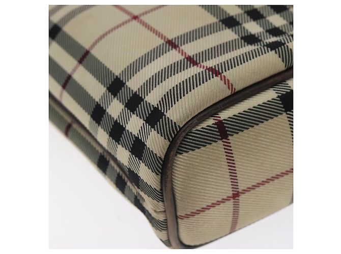 BURBERRY Nova Check Handtasche aus Canvas Beige Auth BA3554 - Ansicht 14