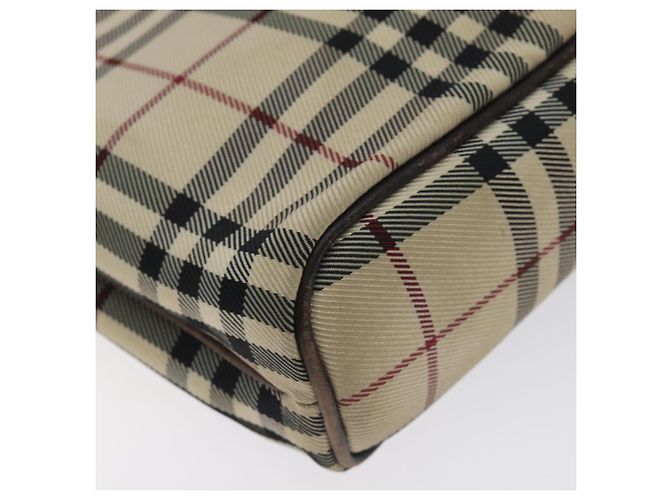 BURBERRY Nova Check Handtasche aus Canvas Beige Auth BA3554 - Ansicht 16