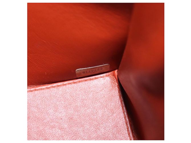 CHANEL Borsa Matelassé Pelle Caviar Marrone Oro CC Auth 130197 D'oro - vista 12