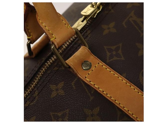 LOUIS VUITTON Monogram Keepall 55 Borsa Boston M41424 LV Auth 128652 Monogramma - vista 10