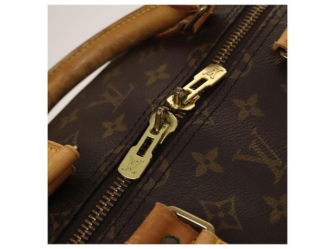 LOUIS VUITTON Monogram Keepall 55 Borsa Boston M41424 LV Auth 128652 Monogramma - vista 18