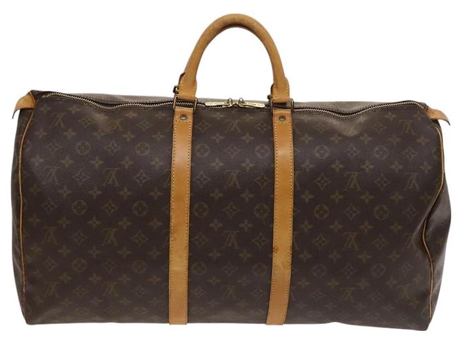LOUIS VUITTON Monogram Keepall 55 Borsa Boston M41424 LV Auth 128652 Monogramma - vista 2