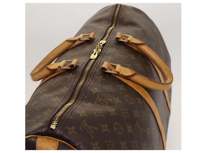 LOUIS VUITTON Monogram Keepall 55 Borsa Boston M41424 LV Auth 128652 Monogramma - vista 6