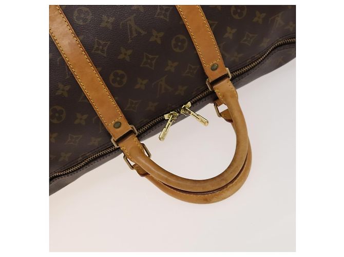 LOUIS VUITTON Monogram Keepall 55 Borsa Boston M41424 LV Auth 128652 Monogramma - vista 7