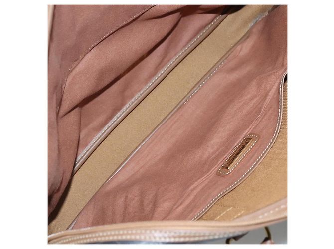 Borsa da lavoro in tela a nido d'ape Christian Dior PVC nera e oro Auth BA3097 - vista 11