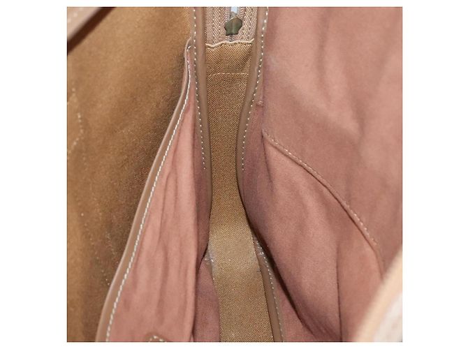 Borsa da lavoro in tela a nido d'ape Christian Dior PVC nera e oro Auth BA3097 - vista 19