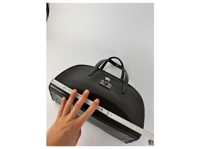 Vintage Loewe Patentasche grün - Ansicht 10