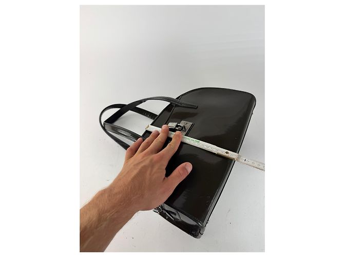 Vintage Loewe Patentasche grün - Ansicht 11