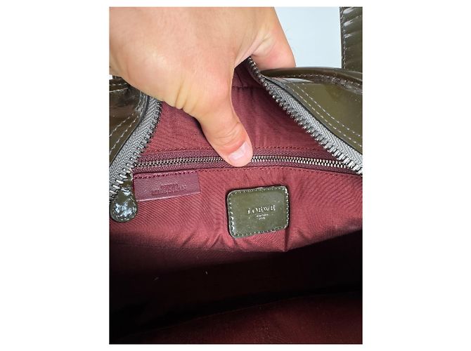 Vintage Loewe Patentasche grün - Ansicht 14
