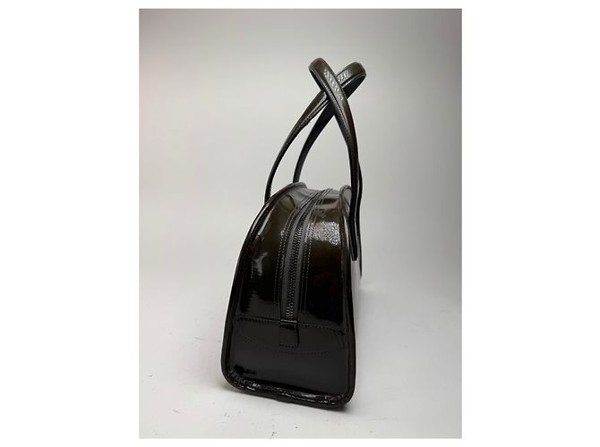 Vintage Loewe Patentasche grün - Ansicht 6