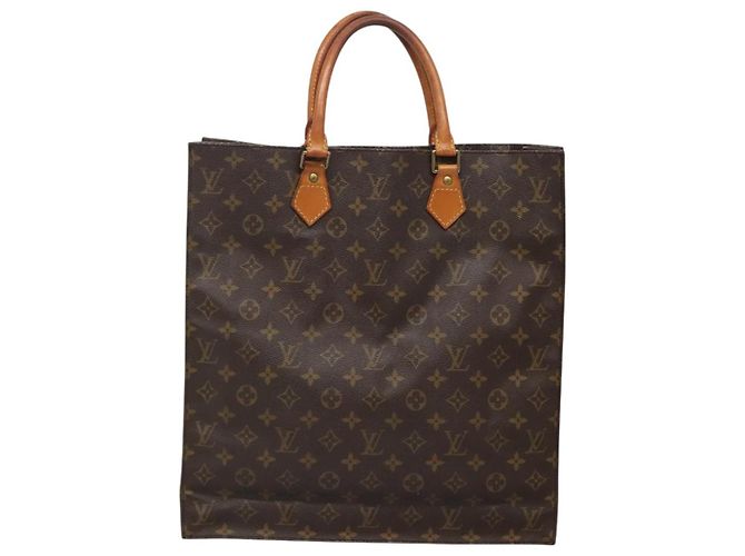LOUIS VUITTON Borsa a Mano Sac Plat Monogram M51140 LV Auth yk18556 Monogramma - vista 13