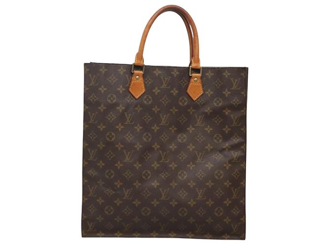 LOUIS VUITTON Borsa a Mano Sac Plat Monogram M51140 LV Auth yk18556 Monogramma - vista 2