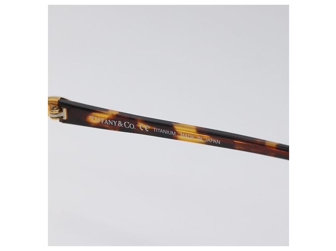 Autre Marque Gafas TIFFANY&Co. Plástico Oro Auth bs26823 Dorado - vista 10