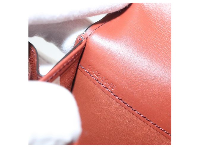 Chloé Portafoglio in Pelle Marrone Oro Auth 127898V D'oro - vista 11