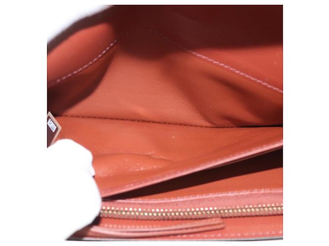 Chloé Portafoglio in Pelle Marrone Oro Auth 127898V D'oro - vista 19
