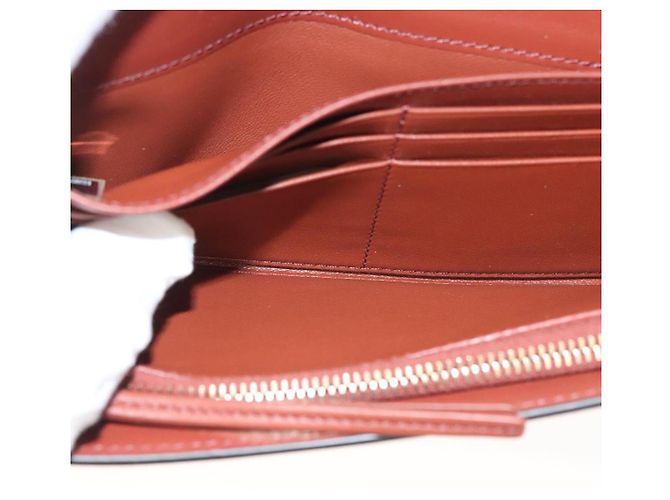 Chloé Portafoglio in Pelle Marrone Oro Auth 127898V D'oro - vista 20