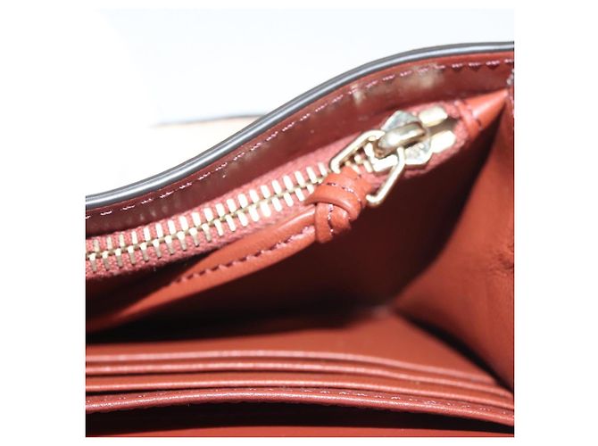 Chloé Portafoglio in Pelle Marrone Oro Auth 127898V D'oro - vista 22