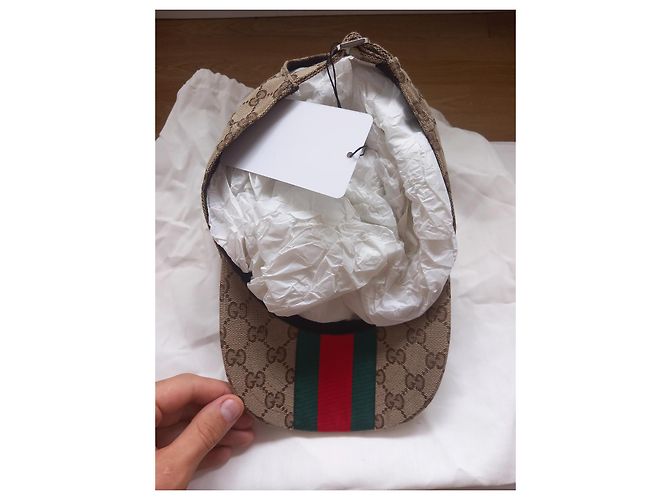 Gucci GG Canvas Baseball Cap Beige - Ansicht 6