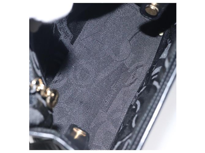 Borsa a Spalla Vala in Pelle Nera e Oro Auth 130219 di Salvatore Ferragamo Nero D'oro - vista 11