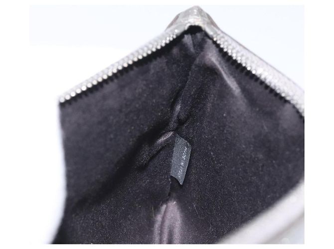 Pochette in pelle Miu Miu argento Auth BA3607 - vista 19