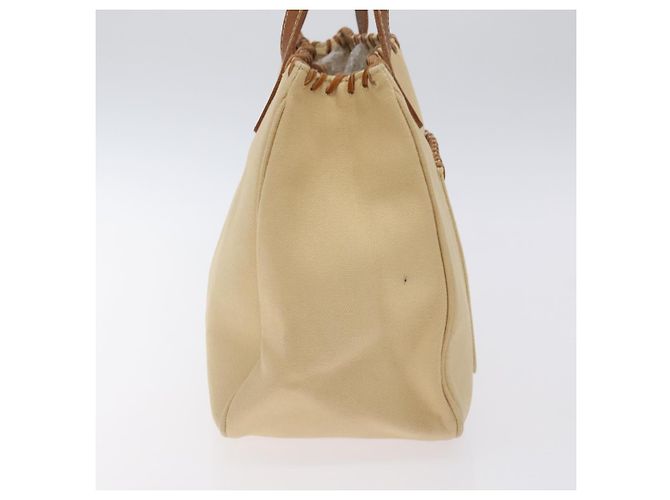 Burberry Blue Label Tote Bag aus Canvas Beige Silber Authentisch bs27139 - Ansicht 3