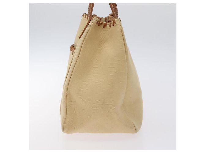 Burberry Blue Label Tote Bag aus Canvas Beige Silber Authentisch bs27139 - Ansicht 4