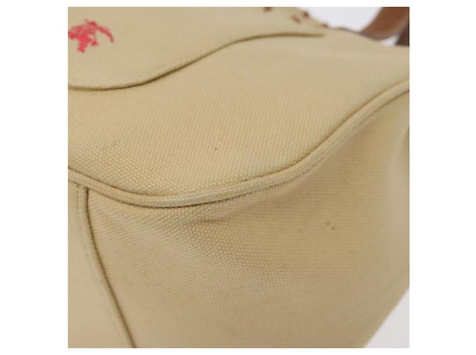Burberry Blue Label Tote Bag aus Canvas Beige Silber Authentisch bs27139 - Ansicht 9