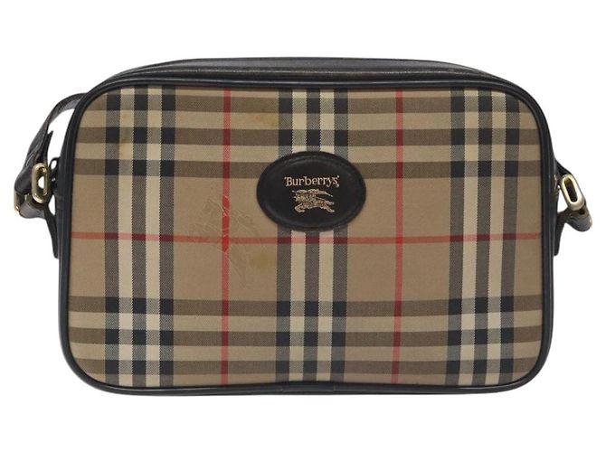 Autre Marque Borsa a spalla Burberrys Nova Check in tela beige Auth BA3222 - vista 13