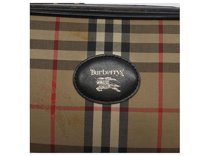 Autre Marque Borsa a spalla Burberrys Nova Check in tela beige Auth BA3222 - vista 17