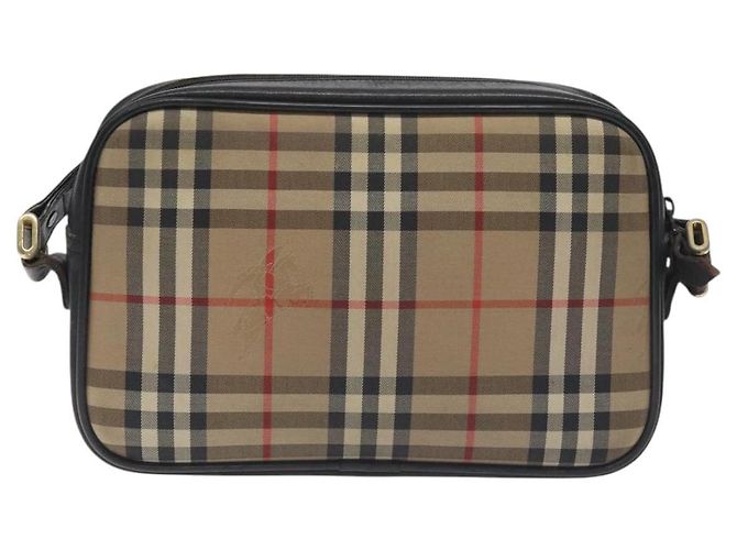Autre Marque Borsa a spalla Burberrys Nova Check in tela beige Auth BA3222 - vista 2
