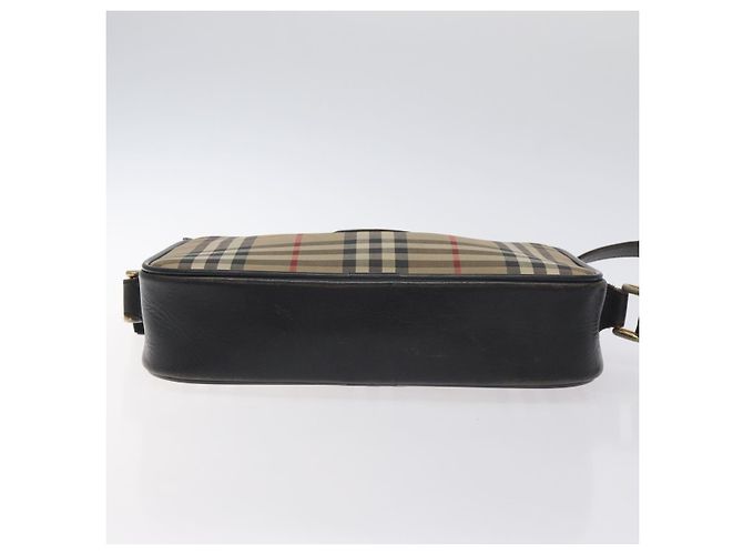 Autre Marque Borsa a spalla Burberrys Nova Check in tela beige Auth BA3222 - vista 5