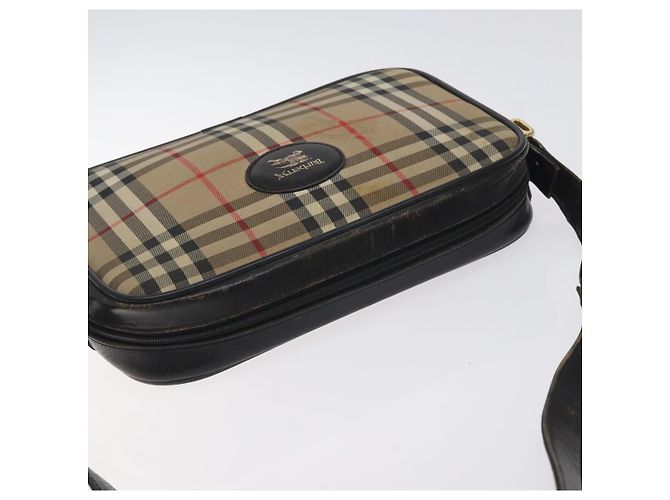 Autre Marque Borsa a spalla Burberrys Nova Check in tela beige Auth BA3222 - vista 6