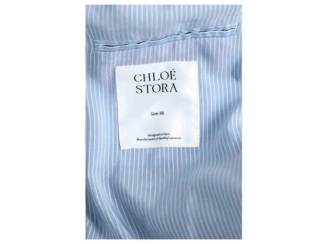 Chloé Stora Abrigo de lana marrón Castaño - vista 5