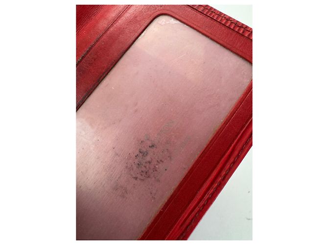 Vintage Louis Vuitton EPI Leder Kartenhalter rot - Ansicht 7