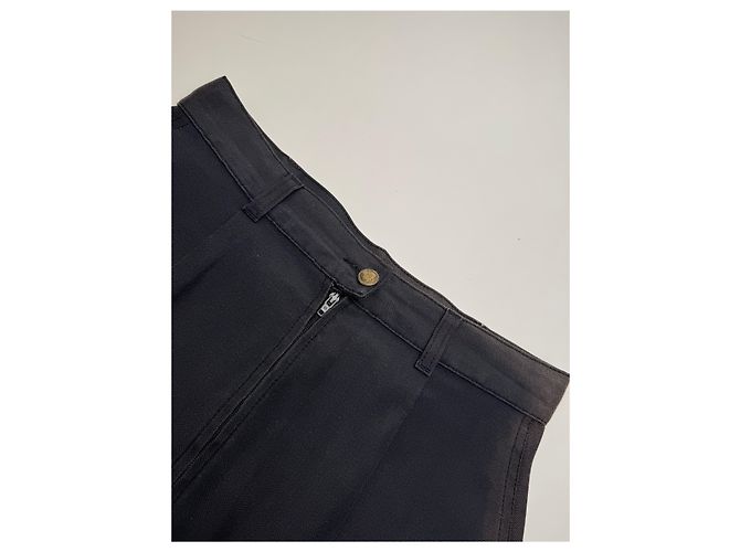Gonna Vintage Fendi Roma Nera M Nero - vista 5