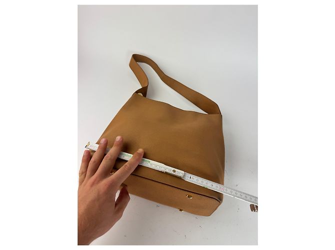 Céline Vintage Celine Paris Ledertasche camel Kamel - Ansicht 12