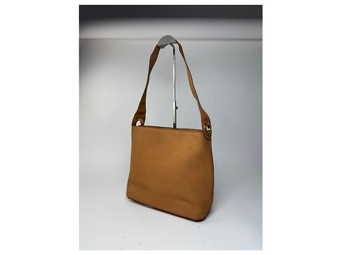 Céline Vintage Celine Paris Ledertasche camel Kamel - Ansicht 15