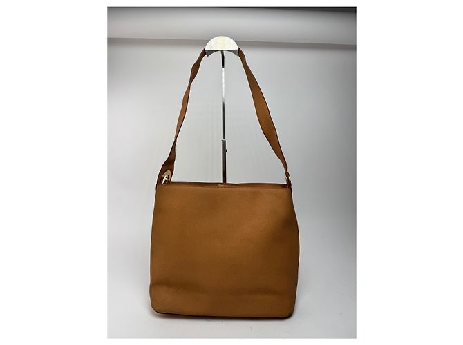 Céline Vintage Celine Paris Ledertasche camel Kamel - Ansicht 2