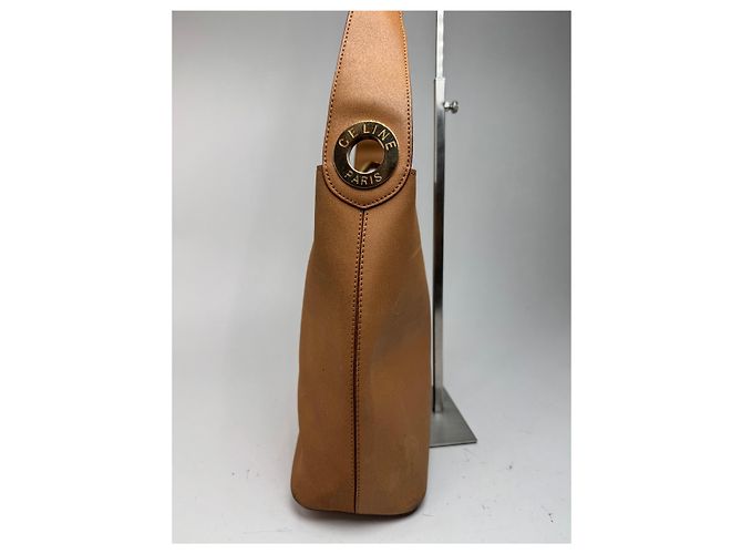 Céline Vintage Celine Paris Ledertasche camel Kamel - Ansicht 3