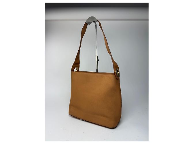 Céline Vintage Celine Paris Ledertasche camel Kamel - Ansicht 7