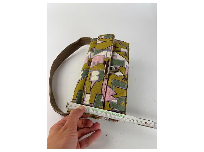 Vintage Marni Canvas Tasche mehrfarbig Mehrfarben - Ansicht 12