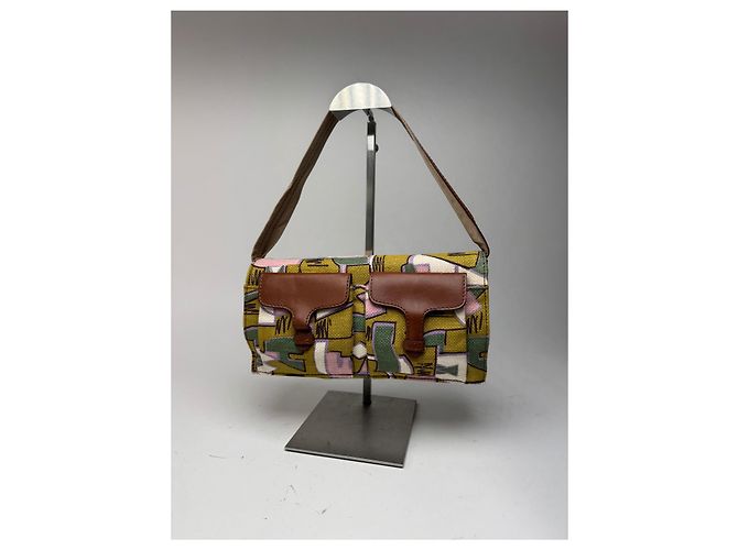 Vintage Marni Canvas Tasche mehrfarbig Mehrfarben - Ansicht 15