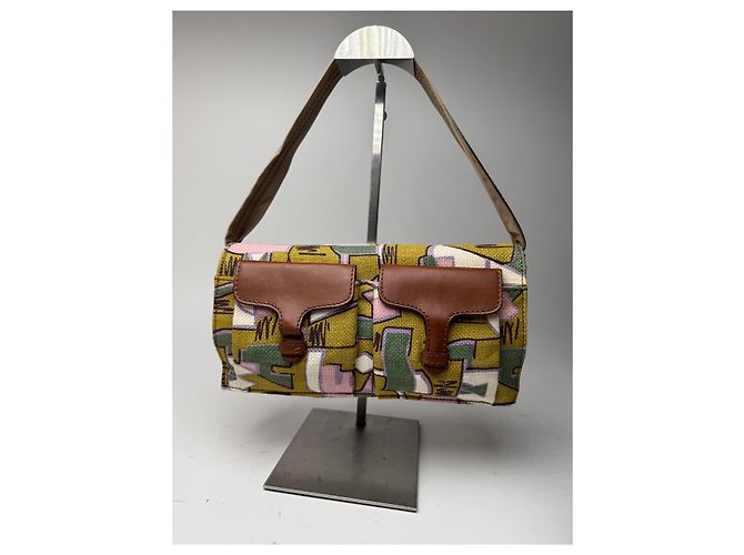 Vintage Marni Canvas Tasche mehrfarbig Mehrfarben - Ansicht 2
