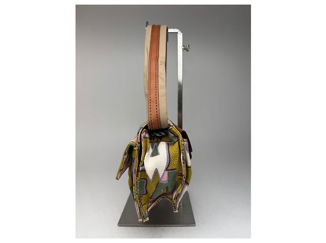Vintage Marni Canvas Tasche mehrfarbig Mehrfarben - Ansicht 6