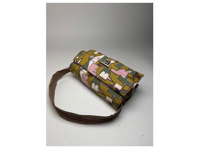 Vintage Marni Canvas Tasche mehrfarbig Mehrfarben - Ansicht 9