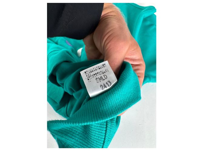 Vintage Balenciaga Pullover grün blau Türkis - Ansicht 11