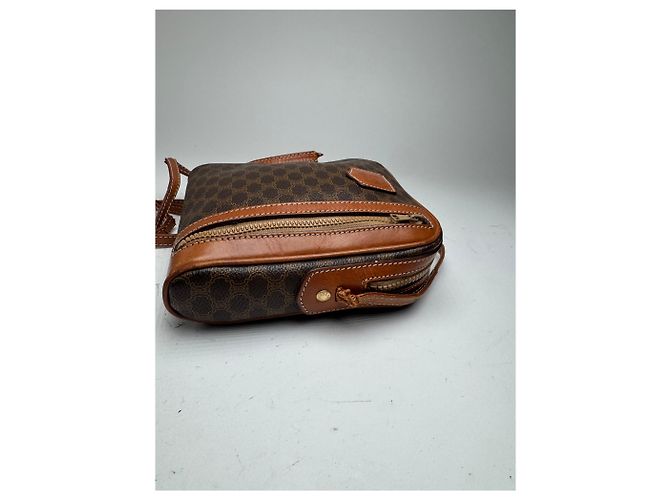 Céline Vintage Celine Triomphe Monogramm Tasche Braun - Ansicht 11