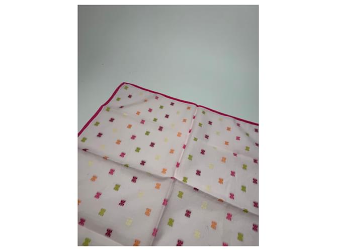 Céline Sciarpa vintage Celine Triomphe Rosa - vista 5