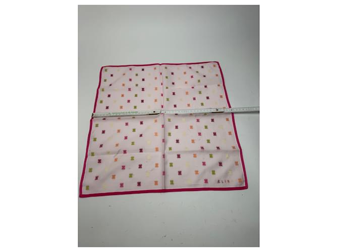 Céline Sciarpa vintage Celine Triomphe Rosa - vista 8