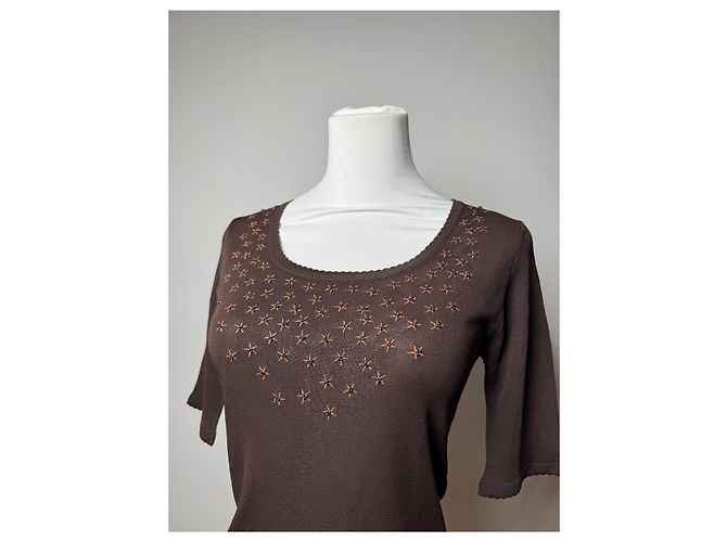 Camicia vintage Balenciaga M Marrone - vista 14